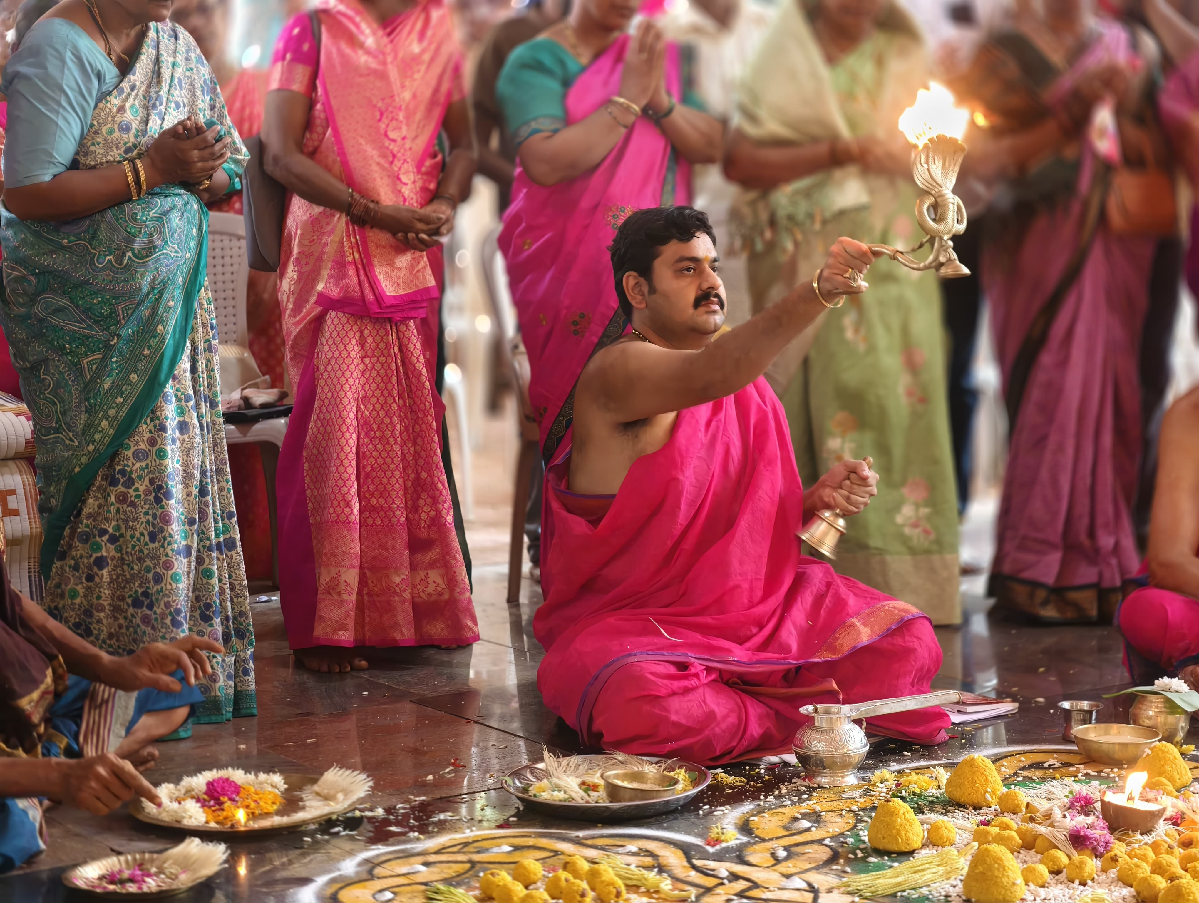 ಪಂಡಿತ್ ವಿದ್ಯೇಶರ ಧಾರ್ಮಿಕ ಕಾರ್ಯಕ್ರಮದ ಚಿತ್ರ 5